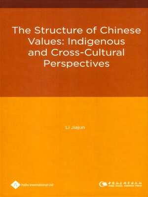 cover image of The Structure of Chinese Values